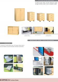 Files & Storage, Trays, Monitor Arm / CPU Holder